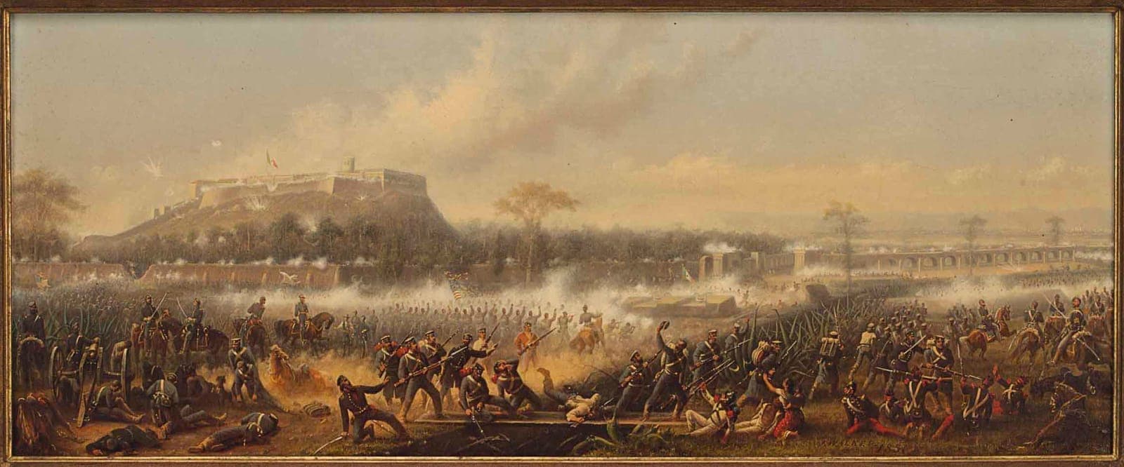 James Walker's painting of the 1847 Storming of Chapultepec, a battle of the Mexican-American War, for an APUSH LEQ on whether the war was a turning point in the sectional crisis.